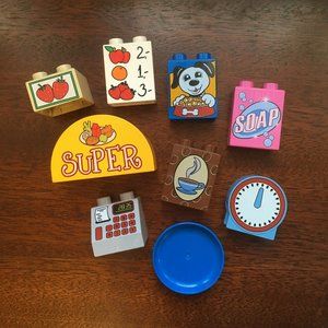Duplo grocery supermarket pieces